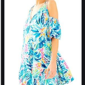Lilly Pulitzer Bellamie Dress Serene Blue